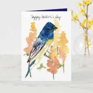 Vaderdag Lazuli Gors Vogel Natuur Natuurleven Kaart