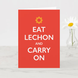 Vaderdag 'Lechon' en Ga Door Groet Kaart