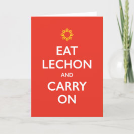 Vaderdag 'Lechon' en Ga Door Groet Kaart