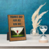 Vaderdag lederen achtergrond Afbeelding en tekst Fotoplaat (Zijkant)