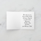 Vaderdag Leeuwengezicht Kaart (Binnen)