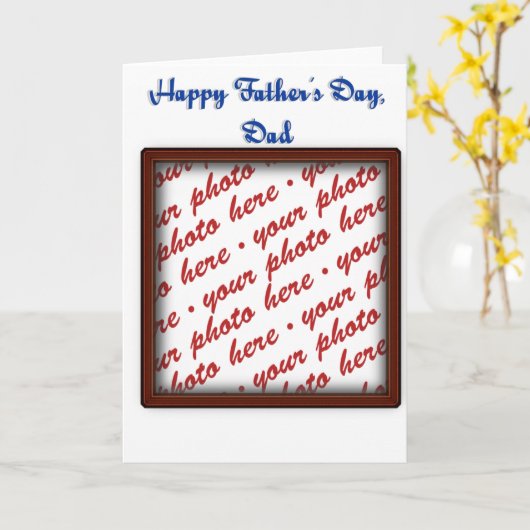 Vaderdag Lidmaatschap Lijst Kaart (Gele Bloem)