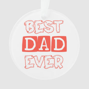 Vaderdag liefde Beste Papa Ooit - Stijlvolle Hulde Ornament