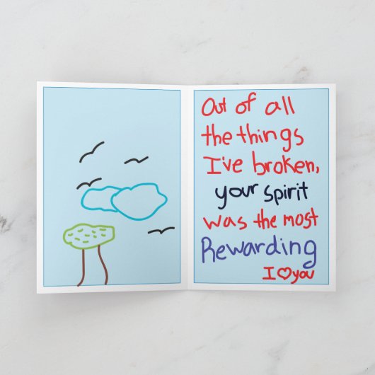 Vaderdag: Liefde Kaart (Binnen)