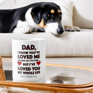 Vaderdag Liefdevolle Quote Grote Koffiekop