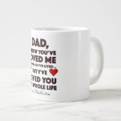 Vaderdag Liefdevolle Quote Grote Koffiekop (Voorkant rechts)