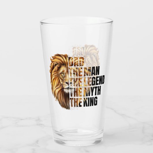 Vaderdag Lion Glas (Achterkant)
