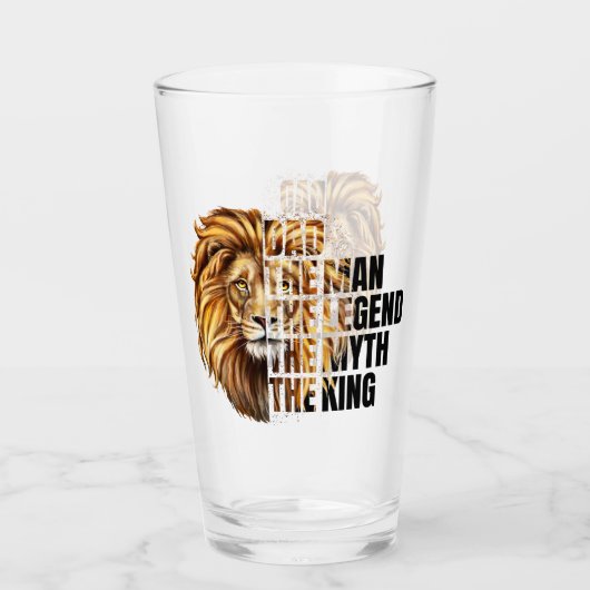Vaderdag Lion Glas (Voorkant)