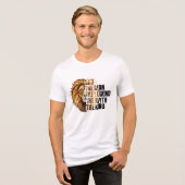 Vaderdag Lion Tri-Blend Shirt (Voorkant volledig)