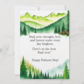 Vaderdag Log Home Kaart (Achterkant)