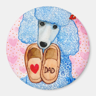 vaderdag Love Dad Poodle Pampering Magneet