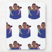 Vaderdag Love Mousepad Muismat (Voorkant)