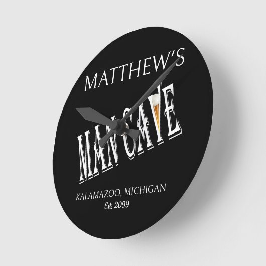 Vaderdag Man Cave Pub Klok teken (Hoek)