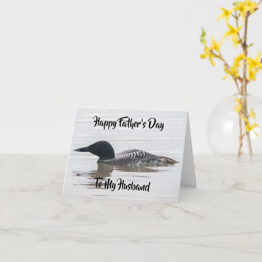 "VADERDAG" MAN WENST VAN EEN KOELE EEND KAART (Gele Bloem)