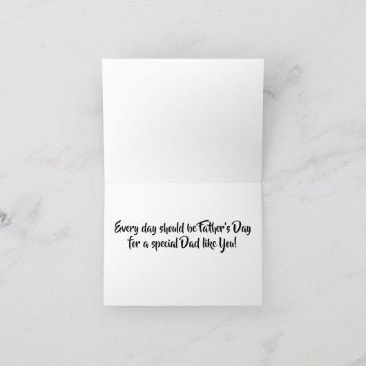 "VADERDAG" MAN WENST VAN EEN KOELE EEND KAART (Binnen)