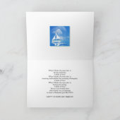 VADERDAG - MAN- ZEILBOOT - BLAUW ZEE KAART (Binnen)