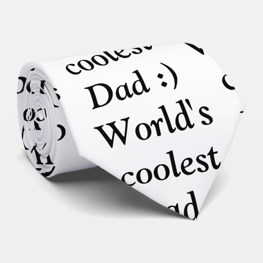 vaderdag mannen cool stropdas (Opgerold)