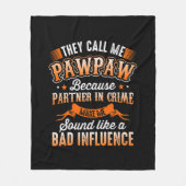 Vaderdag | Mannen die ze me Pawpaw noemen Fleece Deken (Voorkant)