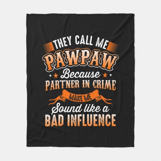 Vaderdag | Mannen die ze me Pawpaw noemen Fleece Deken (Voorkant)