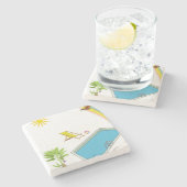 Vaderdag Marble Stone Onderzetter (Zijkant)