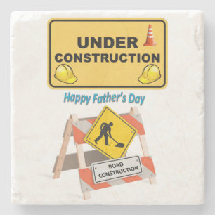 Vaderdag Marble Stone Onderzetter