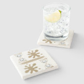 Vaderdag Marble Stone Onderzetter (Zijkant)