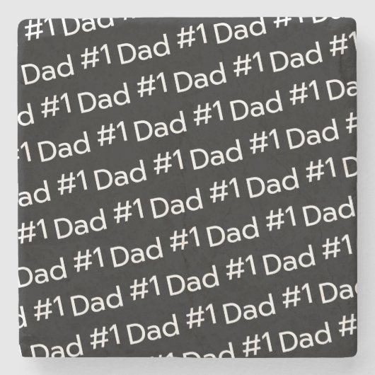 Vaderdag Marble Stone Onderzetter (Voorkant)