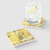 Vaderdag Marble Stone Onderzetter (Zijkant)