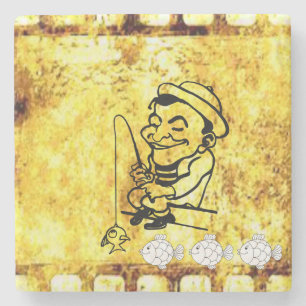 Vaderdag Marble Stone Onderzetter