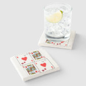 Vaderdag Marble Stone Onderzetter (Zijkant)