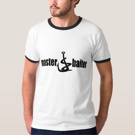 vaderdag Master Baiter Vist papa T-shirt (Voorkant)