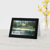 Vaderdag Meer Uitzicht Kaart (Gele Bloem)