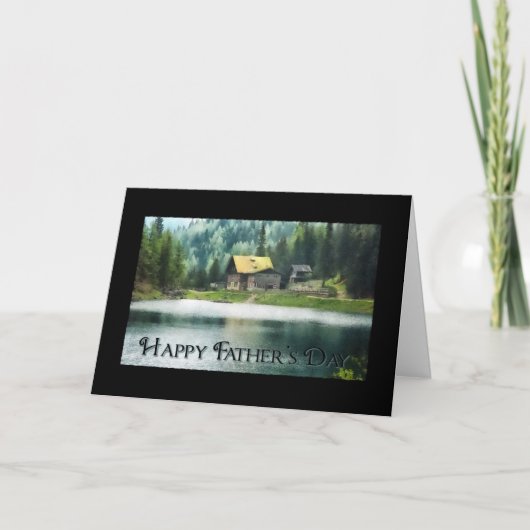 Vaderdag Meer Uitzicht Kaart (Voorkant)