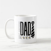 Vaderdag Meest Geweldige papa ooit Stropdas Typogr Koffiemok (Links)