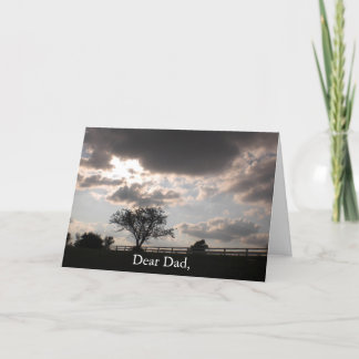Vaderdag Memorial Keepsake Kaart
