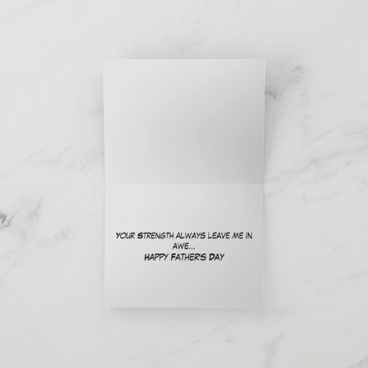 Vaderdag met breidende walvis kaart (Binnen)