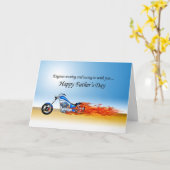 Vaderdag met een lichtmotor kaart (Gele Bloem)