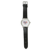 Vaderdag met een patriottische twist horloge (Vlak)