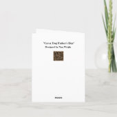 Vaderdag met Kat en Hond Kaart (Achterkant)