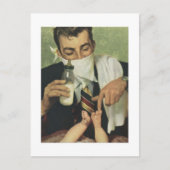 vaderdag met pap wisselende luiers briefkaart (Voorkant)