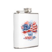 Vaderdag met patriottische flair heupfles (Rechts)