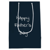 Vaderdag met vuurwerk en Amerikaanse vlaggen Medium Cadeauzakje (Achterkant)