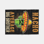 Vaderdag Mexicaanse Broer Nacho Gemiddelde Grote B Fleece Deken (Voorkant (Horizontaal))