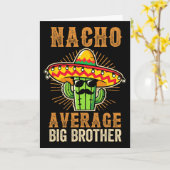 Vaderdag Mexicaanse Broer Nacho Gemiddelde Grote B Kaart (Gele Bloem)