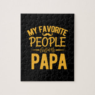 Vaderdag Mijn favoriete mensen noemen me Papa Legpuzzel
