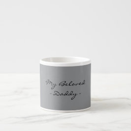 Vaderdag, Mijn Geliefde Papa, Modern , Eenvoudig E Espresso Kop