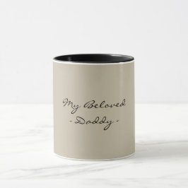 Vaderdag, Mijn Geliefde Papa, Modern , Eenvoudig E Mok