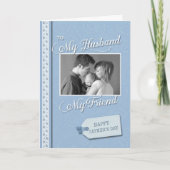 Vaderdag, Mijn man Mijn vriend, aangepaste foto Kaart (Voorkant)