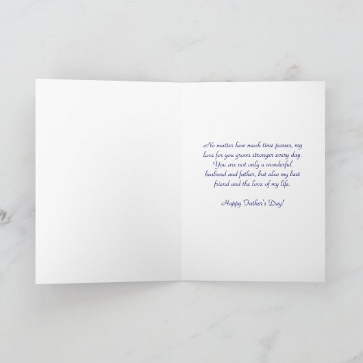 Vaderdag, Mijn man - sjabloon fotokaart (Binnen)