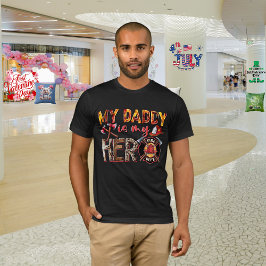 Vaderdag "Mijn pappa is mijn held" T-shirt